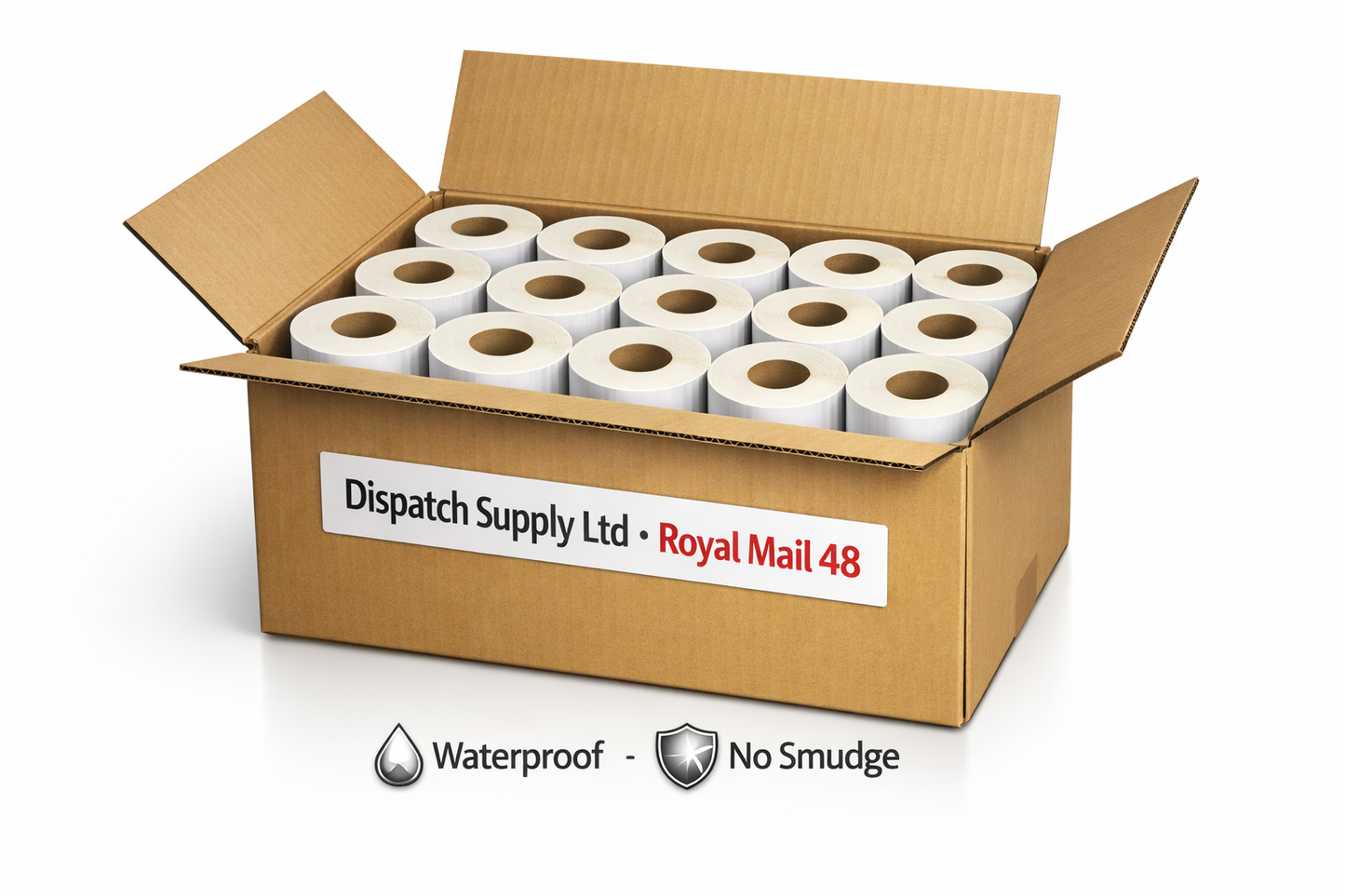 4×6 Thermal Shipping Labels — 500 per Roll | Royal Mail Compatible | Direct Thermal