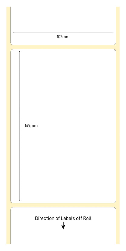 Premium 4x6" Fanfold Direct Thermal Shipping Labels | BPA-Free | 500–10,000 Labels