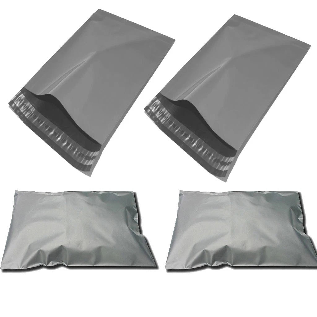 Premium Grey Poly Mailing Bags | Strong, Waterproof & Lightweight