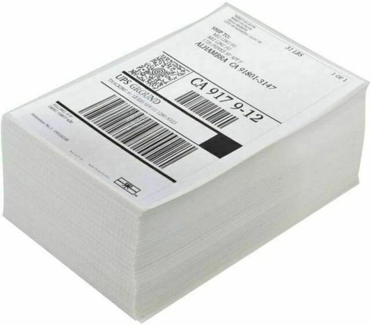 Premium 4x6" Fanfold Direct Thermal Shipping Labels | BPA-Free | 500–10,000 Labels